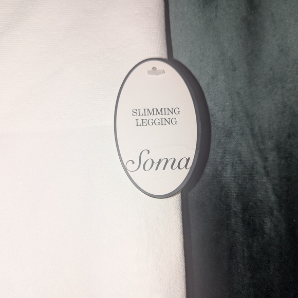 Soma Slimming Leggings High Rise Seamless Stretch white Athletic Women's XXL NWT - Picture 2 of 5